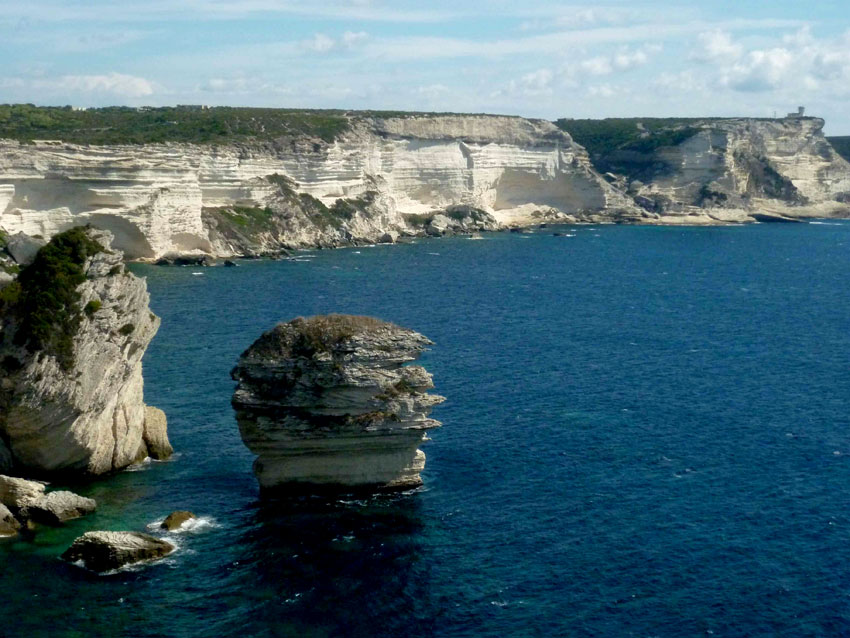 White cliffs of Corsica